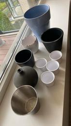 Gratis potjes nu ophalen!, Tuin en Terras, Bloempotten, Ophalen, Rond, Minder dan 25 cm