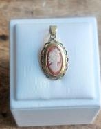 14kt gouden camee hanger, Sieraden, Tassen en Uiterlijk, Kettinghangers, Overige voorstellingen, Verzenden, Zo goed als nieuw