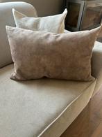 Claudi kussen taupe/lever kleur., Ophalen of Verzenden, Gebruikt, Vierkant