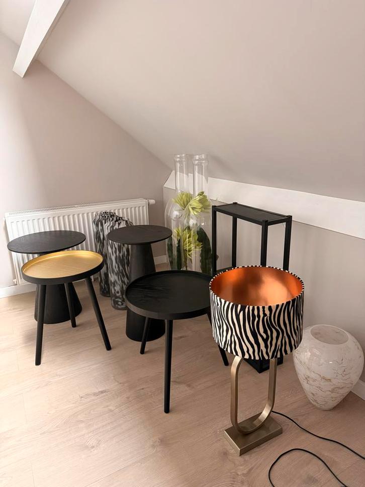 Diverse Meubels & Accessoires - Bijzettafels, Vazen, Lamp, Huis en Inrichting, Lampen | Vloerlampen, Zo goed als nieuw, Minder dan 100 cm