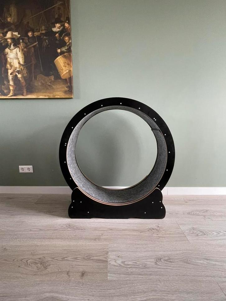 Loopwiel kat - looprad kat - Met gratis Kattenrugzak, Dieren en Toebehoren, Kattenspeelgoed, Zo goed als nieuw, Overig speelgoed