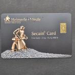 Heimerle & Meule 0.5 gram goud met certificaat (nog 4 stuks), Ophalen of Verzenden, Goud