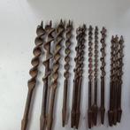 Oude spiraal boren vintage  diverse maten, Antiek en Kunst, Antiek | Gereedschap en Instrumenten, Ophalen
