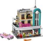 TE HUUR Downtown Diner 10260!, Kinderen en Baby's, Speelgoed | Duplo en Lego, Complete set, Ophalen of Verzenden, Lego, Zo goed als nieuw