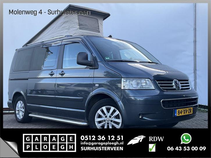 Volkswagen Multivan 2.5TDI 175PK 7-Persoons Camper Slaaphefd, Caravans en Kamperen, Campers, Bedrijf, Volkswagen, Diesel, Airconditioning