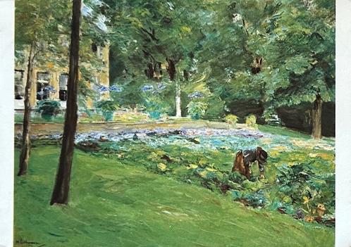 1062B MAX LIEBERMANN ~ het koolveld in Wannsee, Verzamelen, Ansichtkaarten | Themakaarten, Ongelopen, 1980 tot heden, Overige thema's