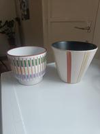 Bloempotten retro, Tuin en Terras, Bloempotten, Gebruikt, Rond, Binnen, Ophalen of Verzenden