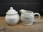 LEUK "COUNTRY STONEWARE" ROOMSTELLETJE, Huis en Inrichting, Keuken | Servies, Gebruikt, Keramiek, Overige typen, Ophalen of Verzenden
