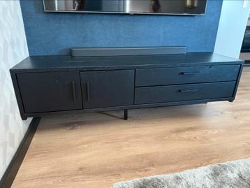 Tv-meubel Pronto Elance zwart L155 / H47 / B40 cm