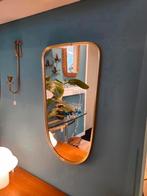 Vintage Wandspiegel Spiegel Mirror Messing Goud, Minder dan 50 cm, Ophalen of Verzenden, Zo goed als nieuw, Nvt