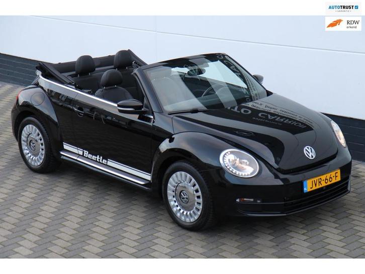 Volkswagen Beetle Cabriolet 2.5 170PK Aut. Leder Cruise !, Auto's, Volkswagen, Bedrijf, Te koop, Beetle (Kever), ABS, Airconditioning