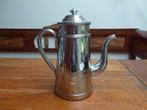 Art deco metalen koffiepot met filter uit Frankrijk