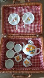 Picknickmand Teddybeer theeserviesje, Kinderen en Baby's, Ophalen of Verzenden, Gebruikt, Jongen of Meisje