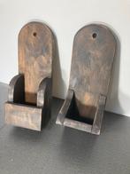 Hangende gruttersbakjes van mooi oud eiken, Ophalen of Verzenden