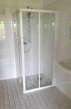 douchecabine badkamer glazen schuifdeuren, Ophalen, 100 tot 150 cm, 75 cm of meer, Overige typen