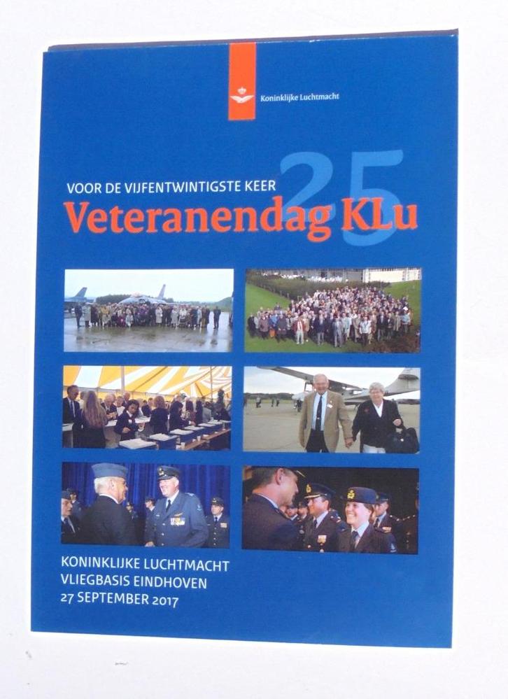 Voor 25e keer VETERANENDAG Luchtmacht vliegb Eindhoven 2017, Verzamelen, Militaria | Algemeen, Luchtmacht, Boek of Tijdschrift