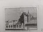 253 / De Nieuwe Poort te Oudewater Gravure H. Spilman, Antiek en Kunst, Ophalen of Verzenden