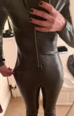 Imitatieleren catsuit gecombineerd met pu sokken, Ophalen of Verzenden, Nieuw, Maat 46/48 (XL) of groter, Zwart