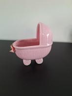 Vintage porseleinen wiegje , bloempotje, Antiek en Kunst, Ophalen of Verzenden