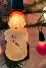 OUD ANTIEK KERSTLAMPJE DECORATIE VERSIERING BOERINNETJE, Diversen, Ophalen of Verzenden, Gebruikt