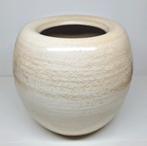 Gubbels Helden moderne crème kleurige keramieken vaas., Antiek en Kunst, Ophalen of Verzenden