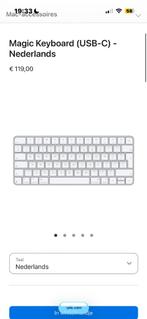 Apple toetsenbord, Computers en Software, Toetsenborden, Logitech, Ophalen of Verzenden, Zo goed als nieuw, Qwerty