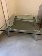 salontafel, Huis en Inrichting, Tafels | Salontafels, Ophalen, Gebruikt, 100 tot 150 cm, Vierkant