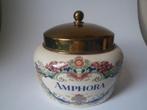 Mooie Amphora TABAKSPOT pot koper deksel Schoonhoven Holland, Antiek en Kunst, Ophalen of Verzenden
