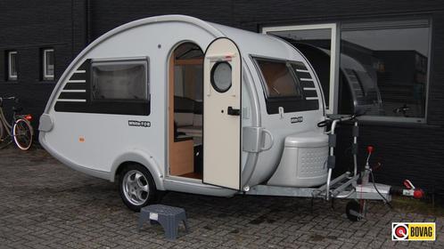 T@B 320 White, Caravans en Kamperen, Caravans, tot en met 2, 500 - 750 kg, T@b, Fietsenrek, Gascomfoor, Kachel, Koelkast, Lichtmetalen velgen
