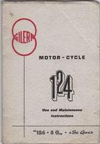 Gilera 125 cc Sei Giorni motor handleiding engels, Motoren, Handleidingen en Instructieboekjes, Verzenden, Overige merken