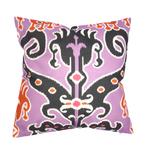 Ikat kussenhoes Rosa lila linnenlook| 45 x 45 cm, Dekussenkraam@gmail.com, Overige kleuren, Verzenden, De kussenkraam