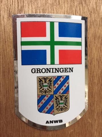 Provincie wapenstickers van Groningen-Utrecht-Zuid Holland beschikbaar voor biedingen