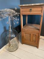 Antiek Frans kastje &marmeren blad, Ophalen, Gebruikt, Minder dan 45 cm, 70 cm of meer