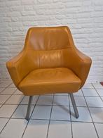 Skalma leren mostergele stoel, Ophalen, Gebruikt, 75 tot 100 cm, Stof