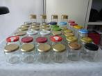 40 glazen potten met deksel diverse formaat, inmaak bewaarpo, Huis en Inrichting, Keuken | Potten en Pannen, Glas, Pot, Bus of Blik