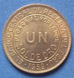 Peru 1 sol 1959 Km 222, Verzenden, Zuid-Amerika, Losse munt