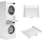 Stapelkit wasmachine en droger, Witgoed en Apparatuur, Onderdelen en Toebehoren, Ophalen, Zo goed als nieuw