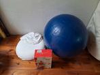 Sissel fitnessbal en stuitje zitring met hoes + gratis hoes, Ophalen of Verzenden