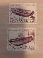 Zweden, oude schepen, Verzenden, Zweden, Gestempeld