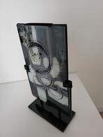 Vaas - decoratie - woonaccesoire, Huis en Inrichting, Ophalen, Zo goed als nieuw, Glas, Minder dan 50 cm