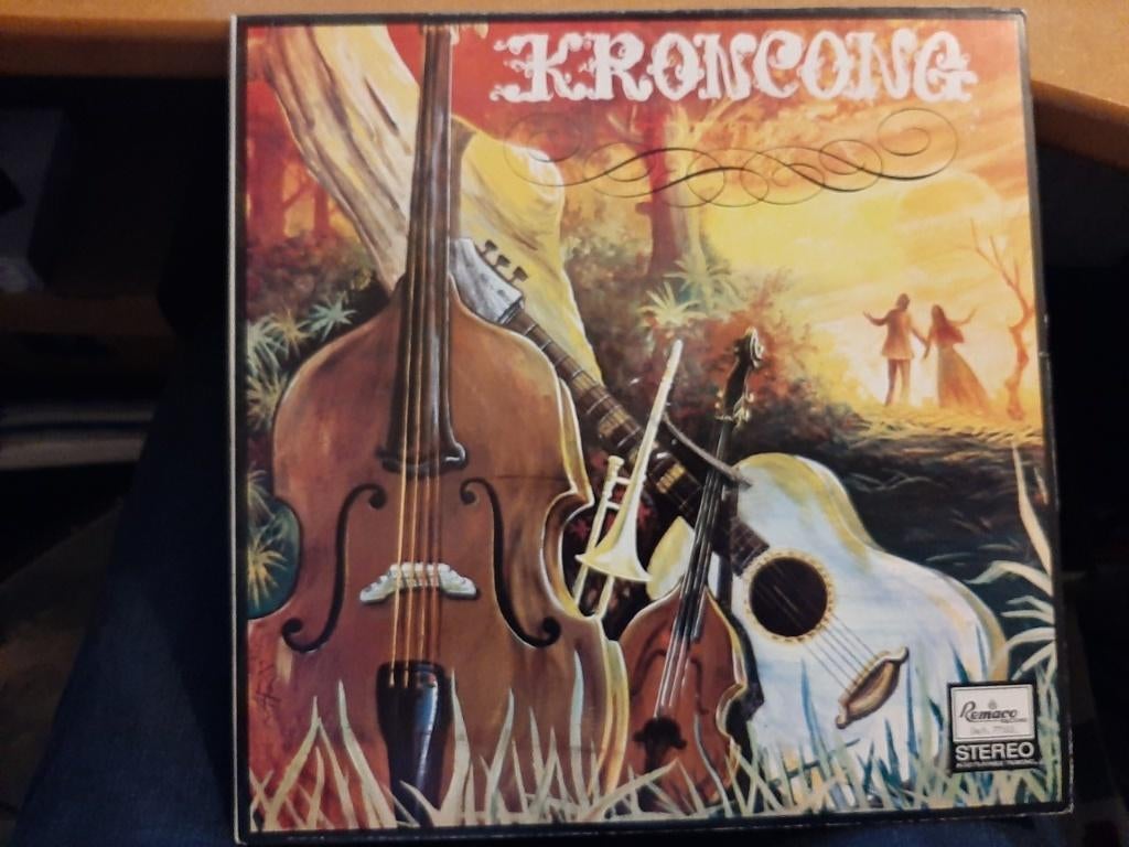 Rare INDONESIAN vinyl LP Orkes Kroncon Cendrawasih 1970, Cd's en Dvd's, Vinyl | Wereldmuziek, Ophalen, Gebruikt, Overige formaten