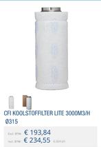 Can lite koolstoffilter nieuw 3000m3, Ophalen, Nieuw