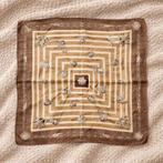 Elegante Vintage Sjaal Vierkant 50x50cm, Kleding | Dames, Mutsen, Sjaals en Handschoenen, Maat 42/44 (L), Nieuw, Ophalen of Verzenden