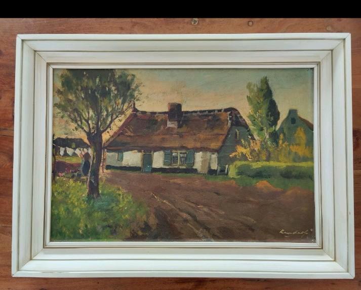 Hoge Limiet Rotterdam - Randolfi (1934-2012), Antiek en Kunst, Kunst | Schilderijen | Klassiek, Ophalen