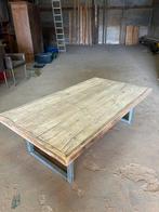 Salontafel Oud Grenenhout, Ophalen, Zo goed als nieuw, Rechthoekig, 75 cm of meer