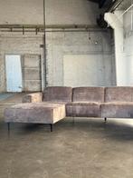 U-bank Stilo Velours | Newprice €2549 (SHOWMODEL), Metaal, Bank Bankstel Sofa Zithoek Chaise Lounge Ottomane Zit Zetel, Hoekbank