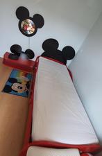Peuterbed meegroeibed kinderkamer mickey mouse, Ophalen, Gebruikt, 70 tot 85 cm, Matras