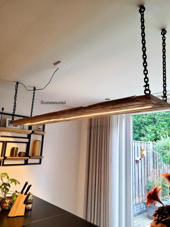 hanglamp hout | hanglamp plank | hanglamp plantjes, Huis en Inrichting, Lampen | Hanglampen, Nieuw, Minder dan 50 cm, Hout, Metaal