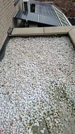Witte Kiezelstenen - 240kg - 4cm, Tuin en Terras, Grind, Keien en Split, Ophalen, Overige materialen, Gebruikt, Wit