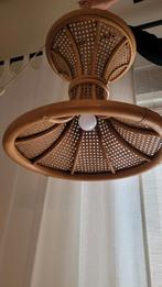 Hanglamp / vloerlamp beide mogelijk webbing rotan lamp, Huis en Inrichting, Lampen | Hanglampen, Ophalen of Verzenden, Zo goed als nieuw
